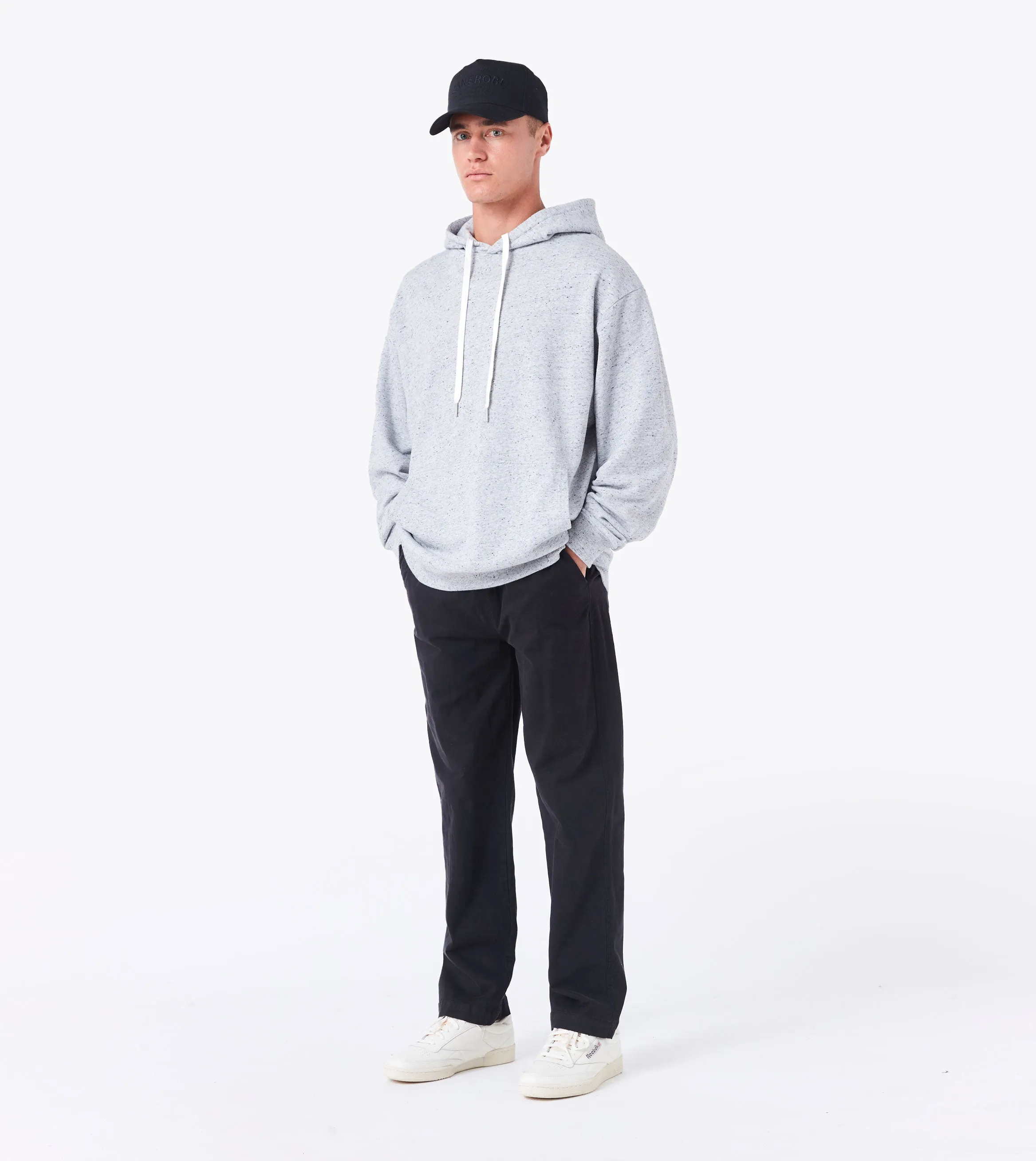 Orgo Hood Sweat Space Grey Nep