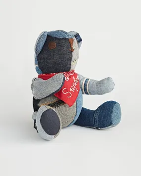 Patchwork Denim 'Stephen' Bear