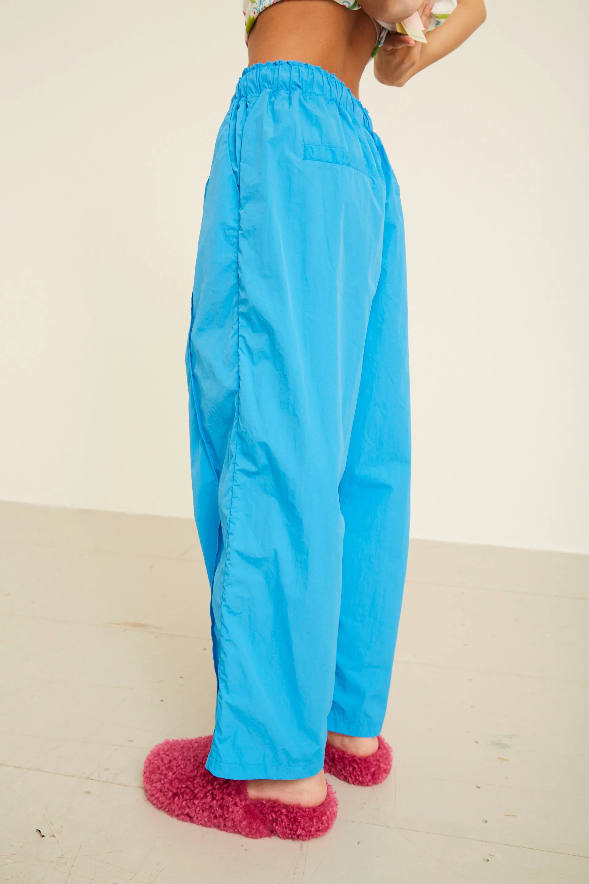 Polly Parachute Pants - Blue