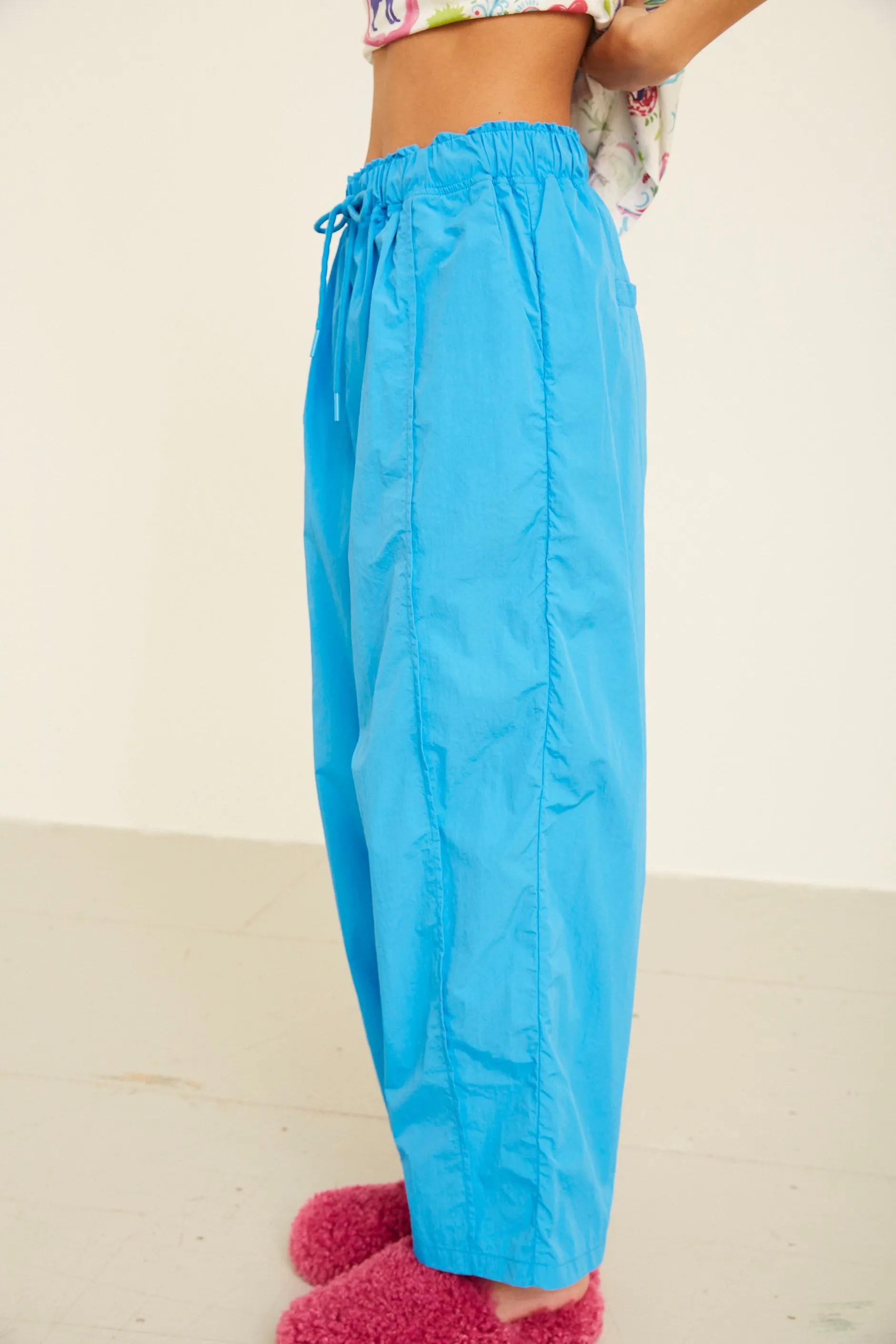 Polly Parachute Pants - Blue