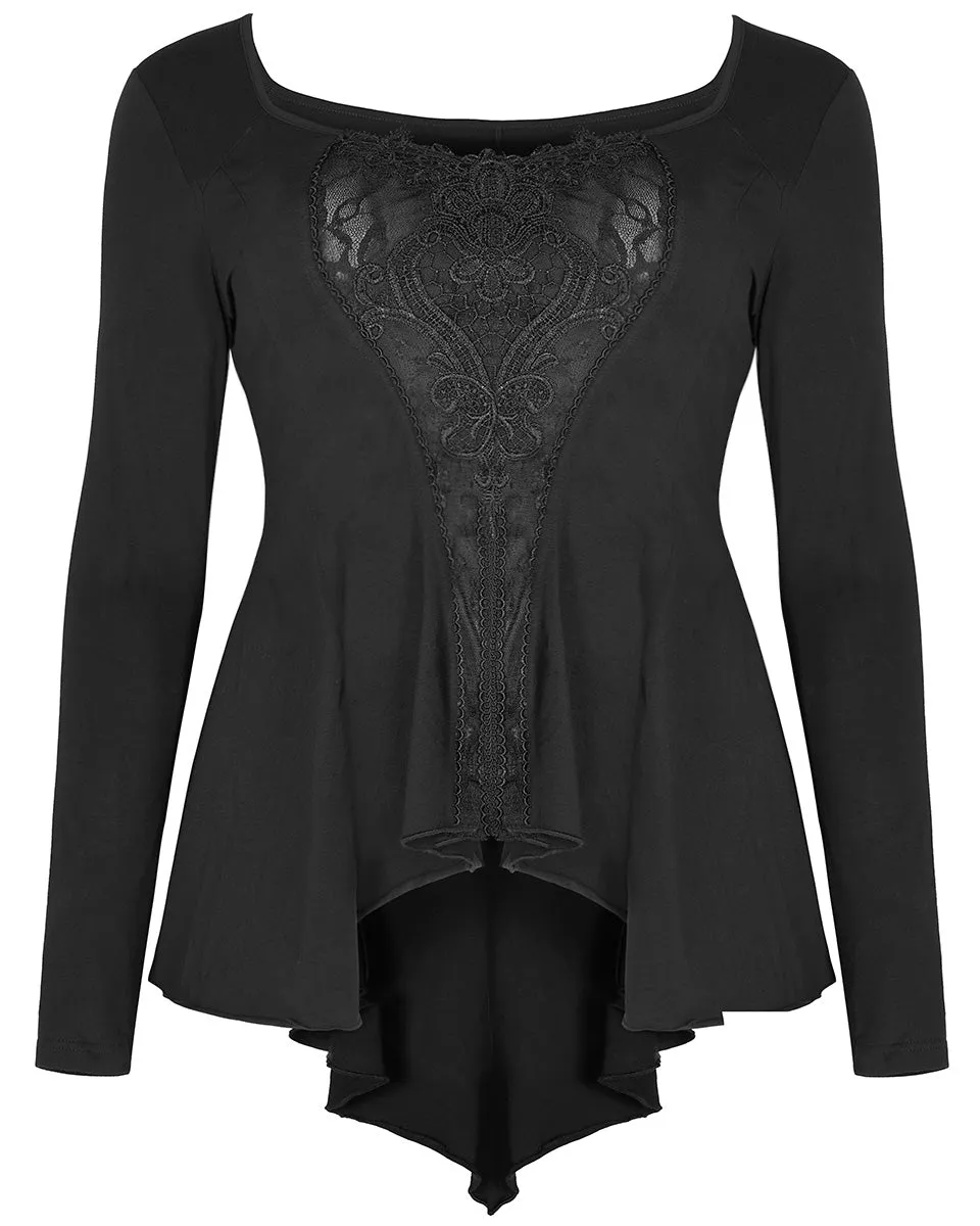 Punk Rave Plus Size Nocturnal Divination Gothic Tunic Top