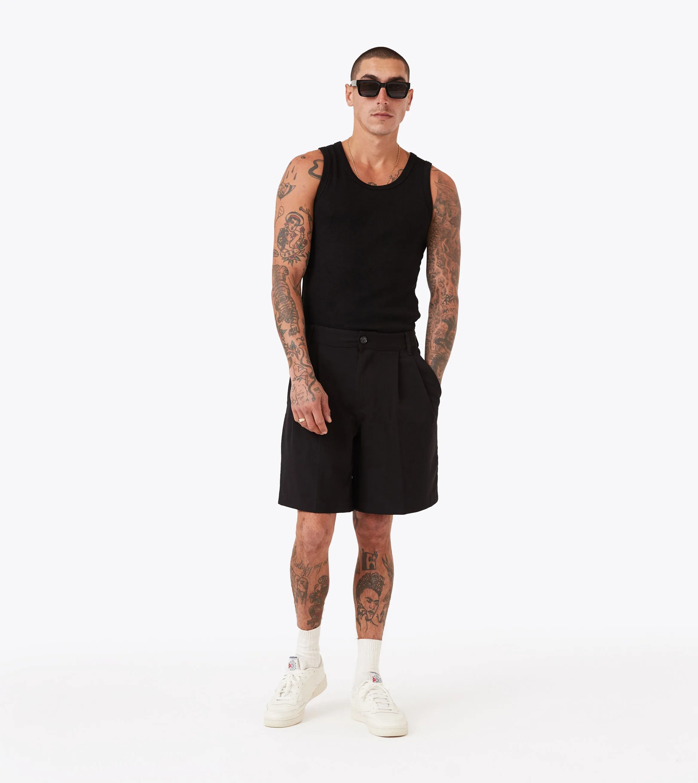 Rib Tank Black