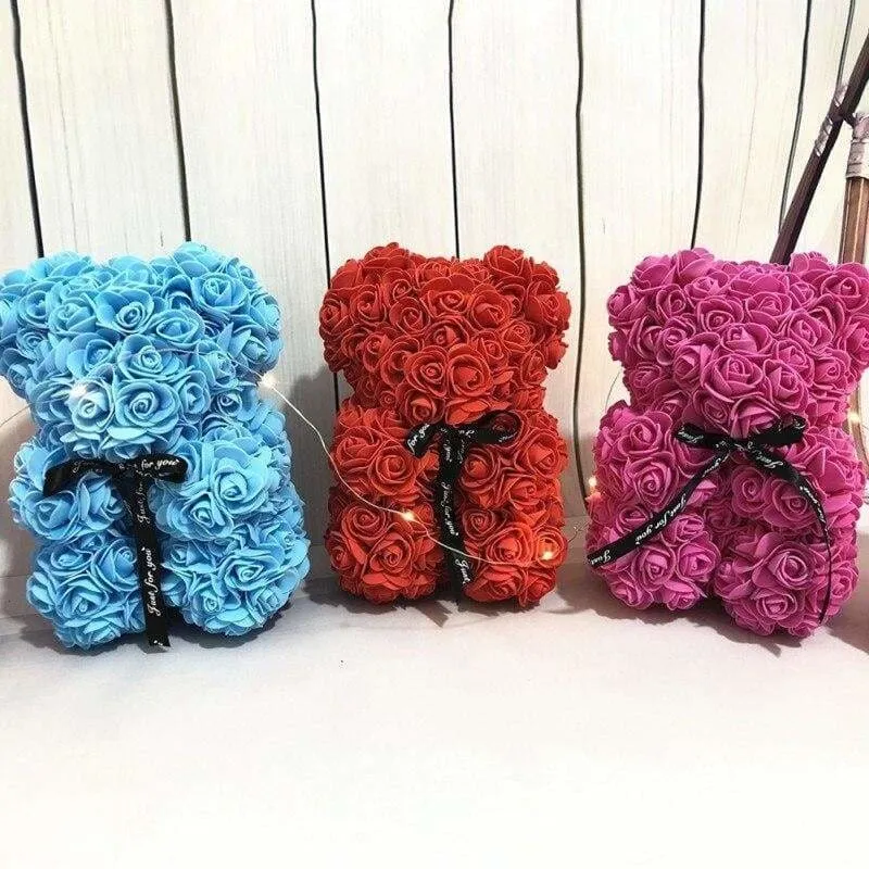 Rose Teddy Bear Valentines Day Gift