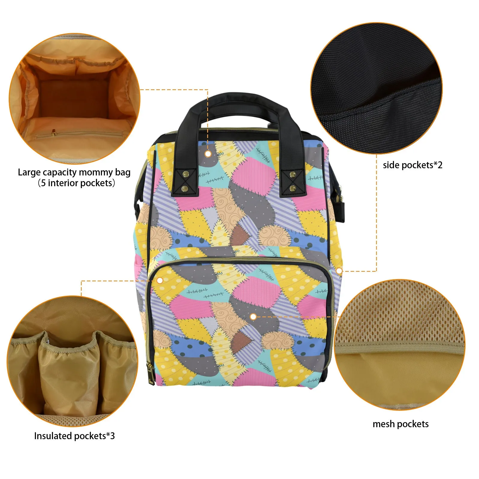 Sally's Dress Multi-Function Diaper Bag