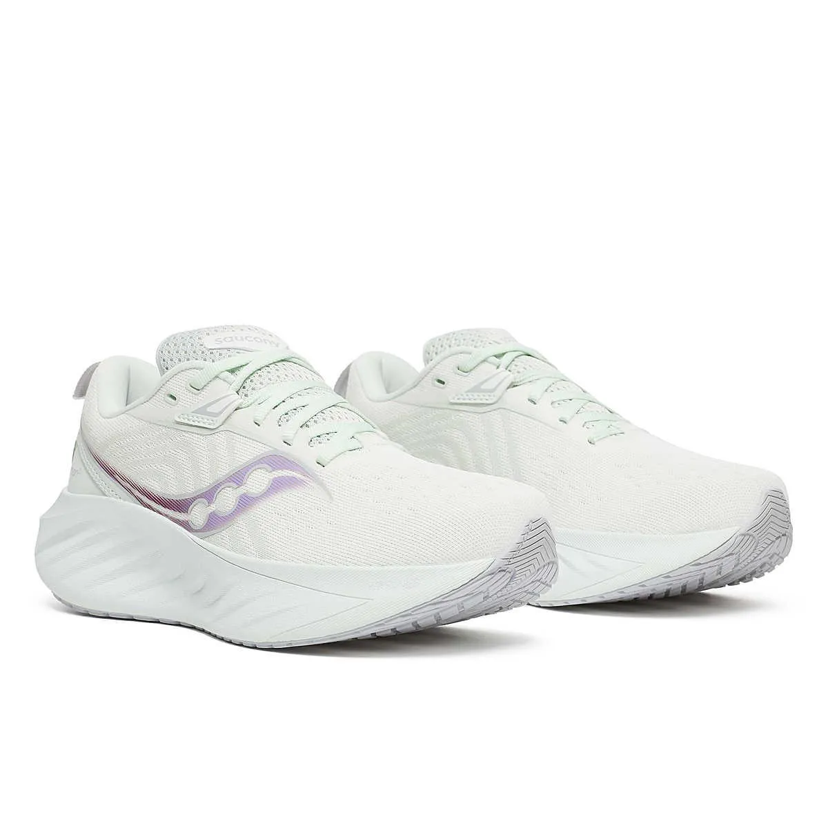 Saucony Women's Triumph 22 Running Shoe White/Foam