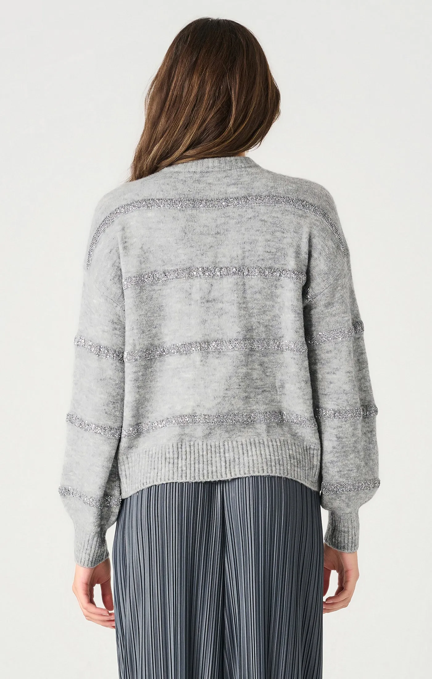 Sequin Stripe Sweater