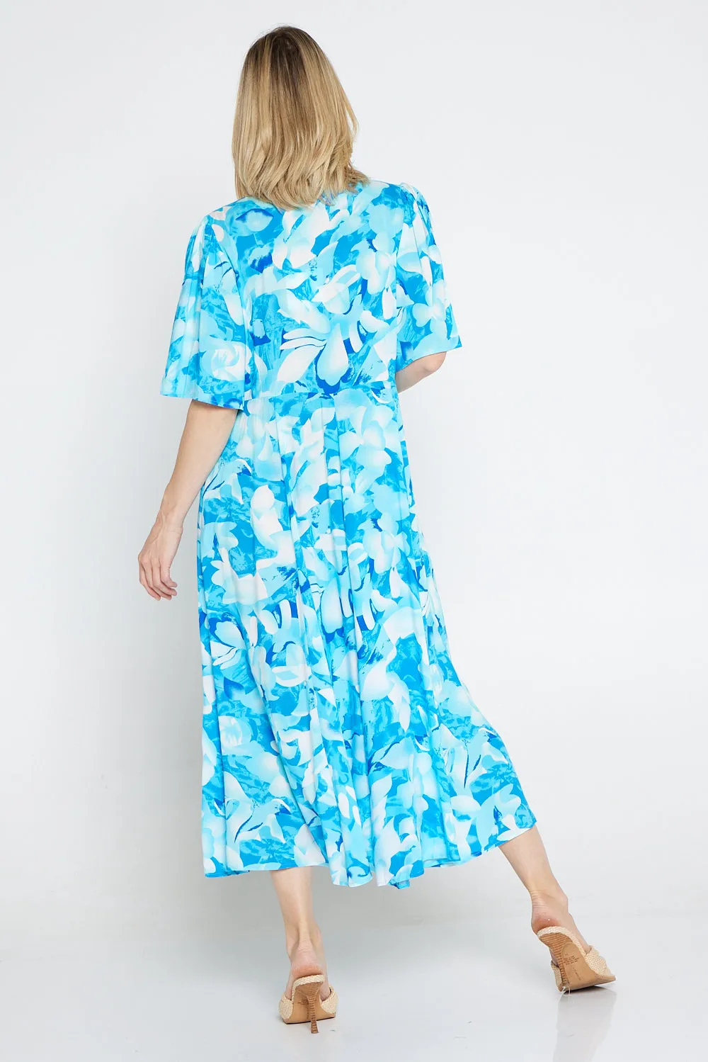 Sherine Dress - Azure Print