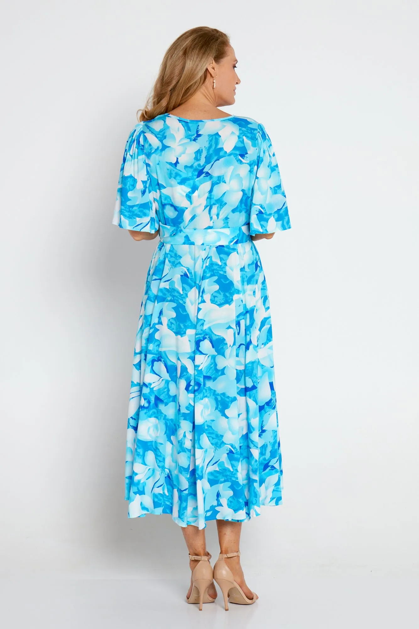 Sherine Dress - Azure Print