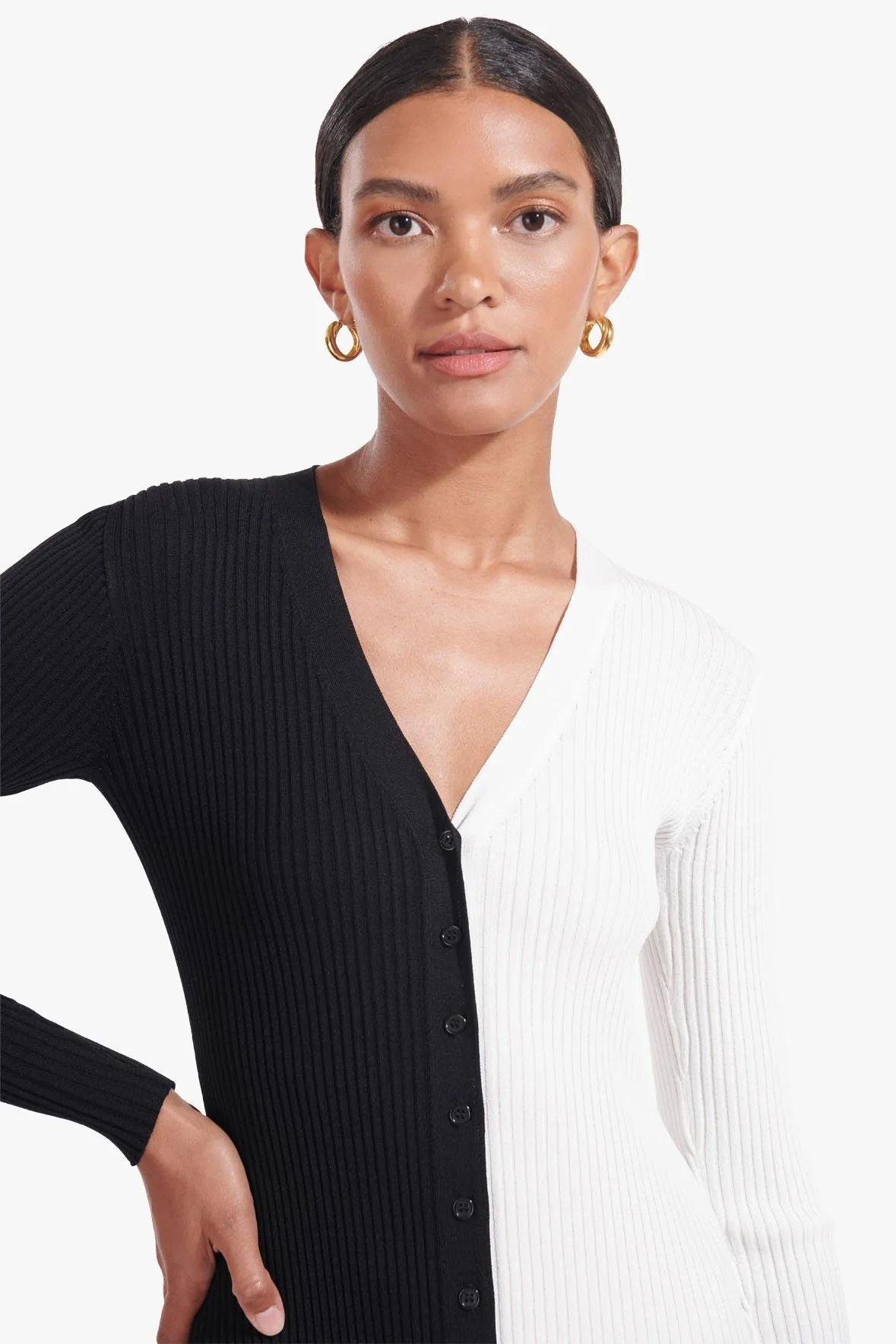 SHOKO SWEATER | BLACK WHITE