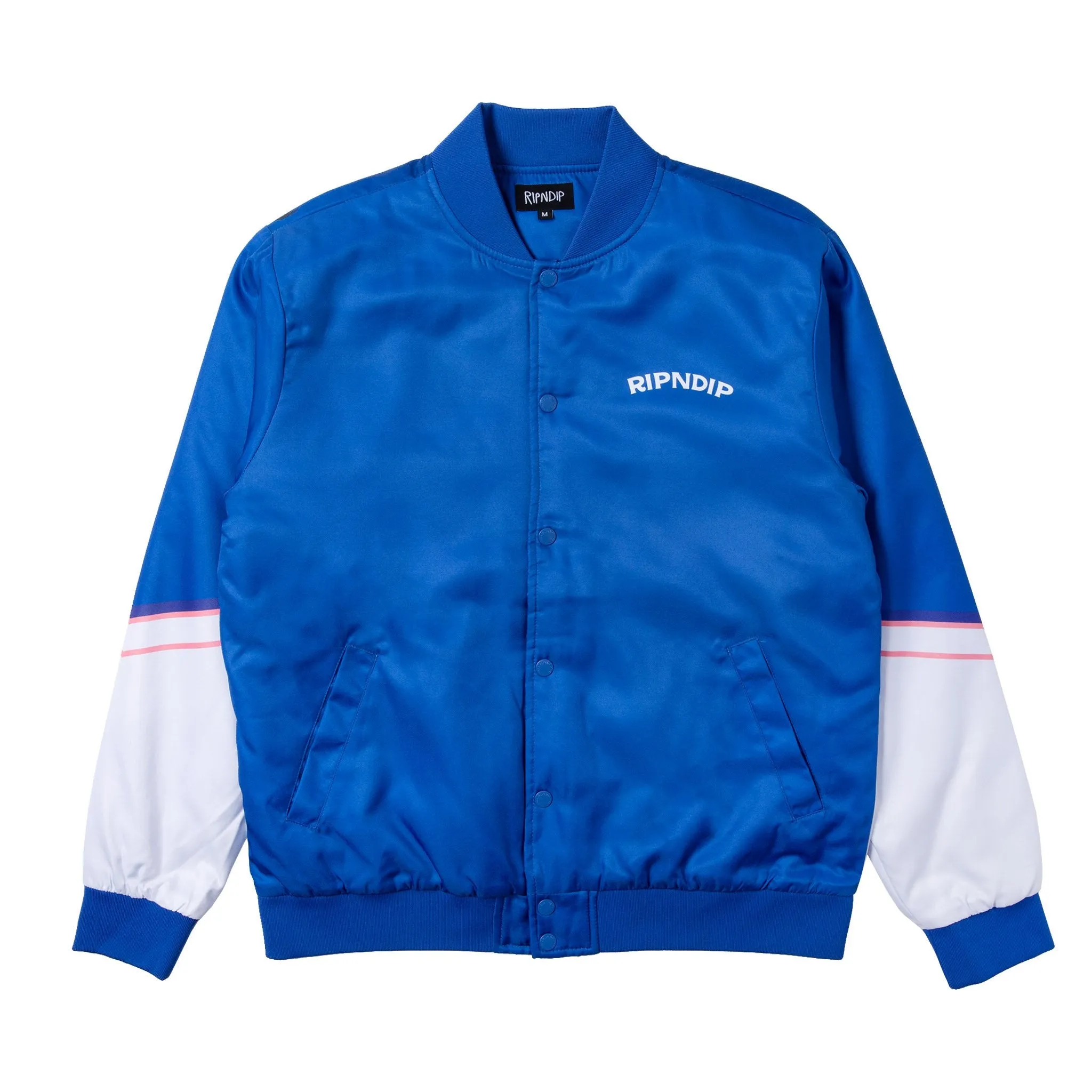 Show Biz Poly Varsity Jacket (Blue)