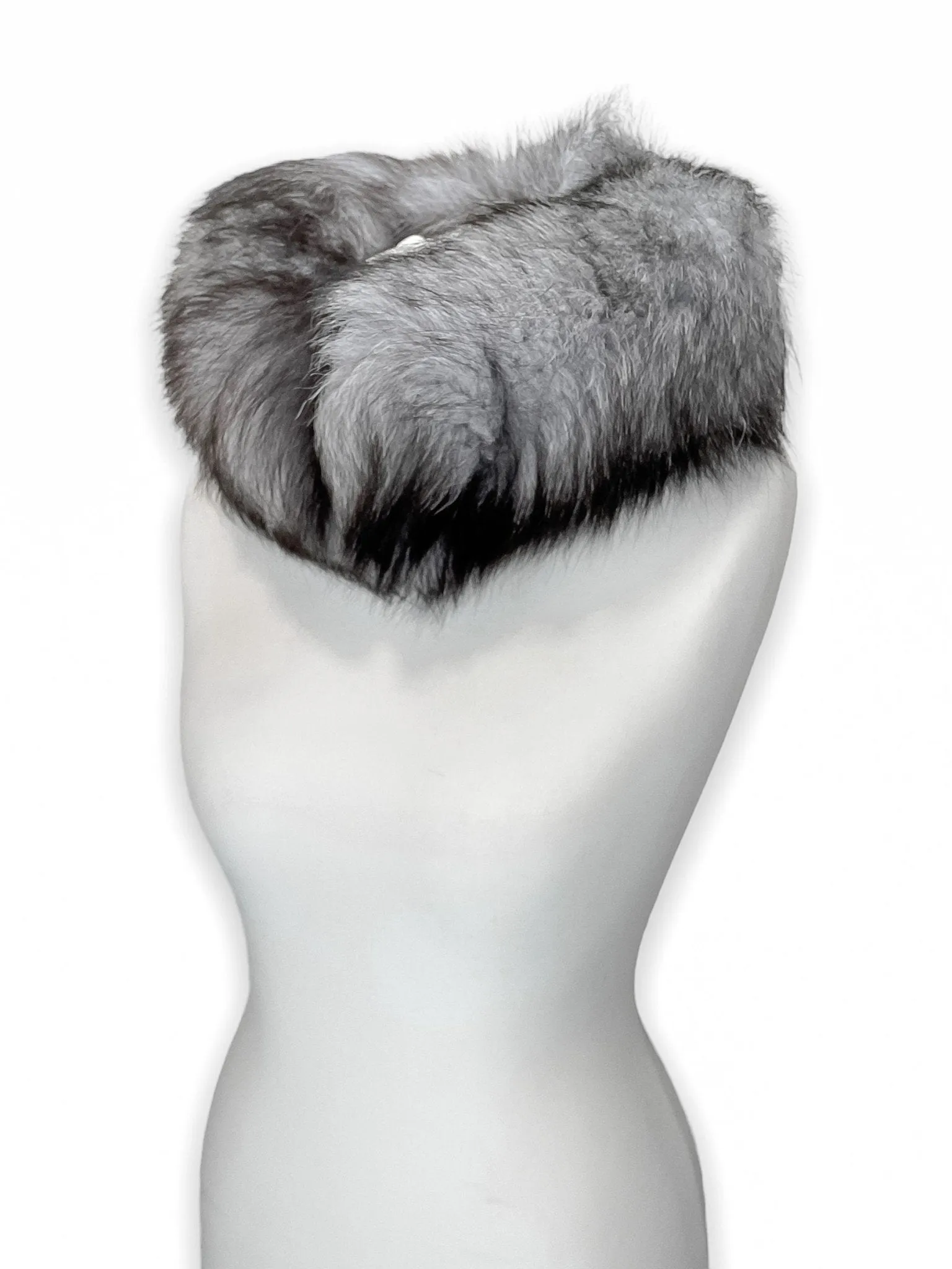 Silver Fox Fur Collar