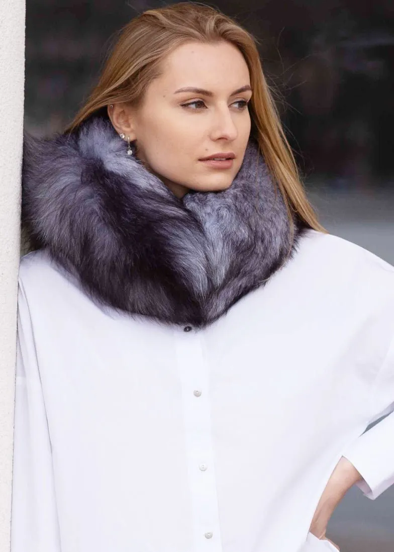 Silver Fox Fur Collar