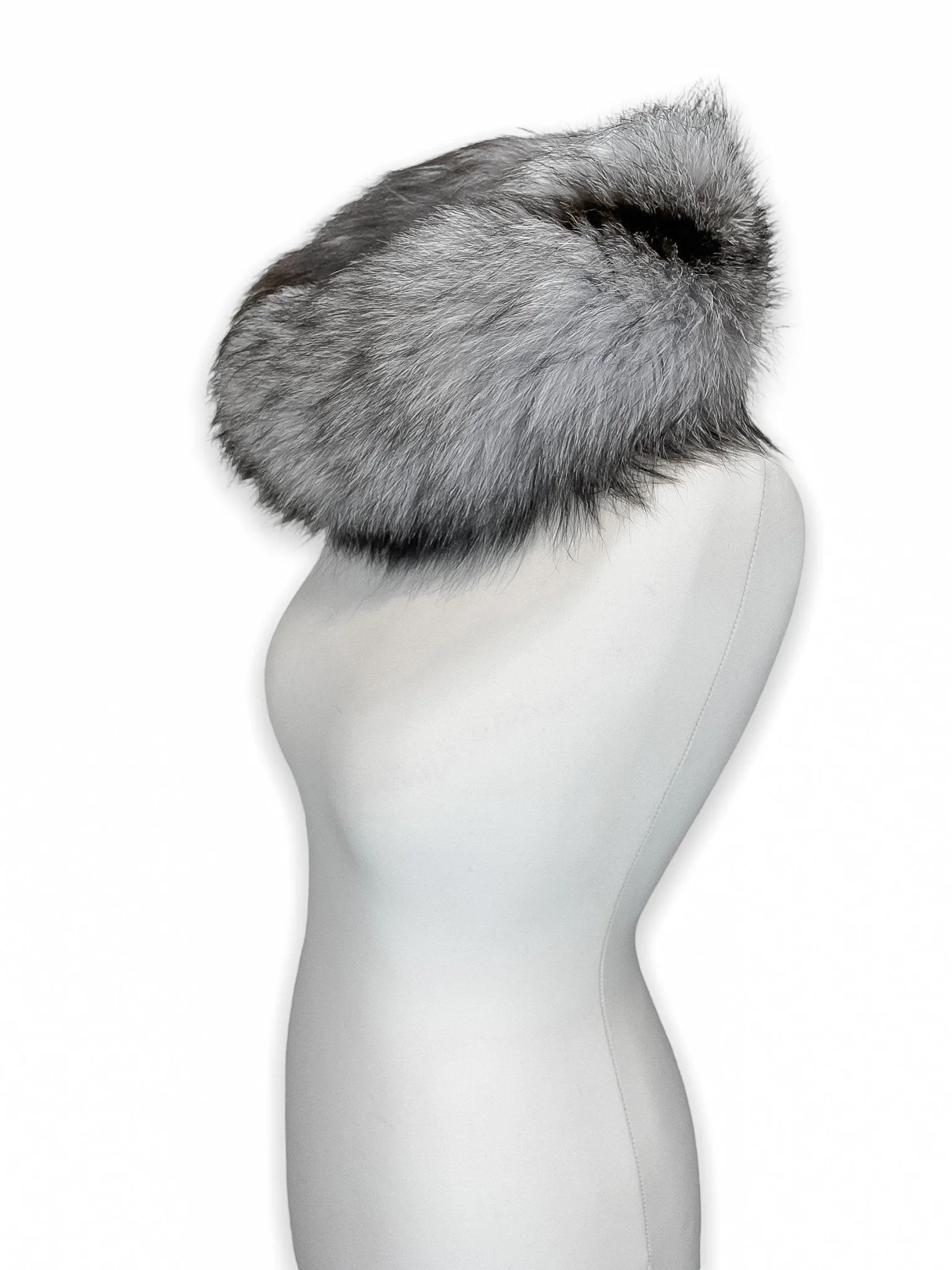 Silver Fox Fur Collar