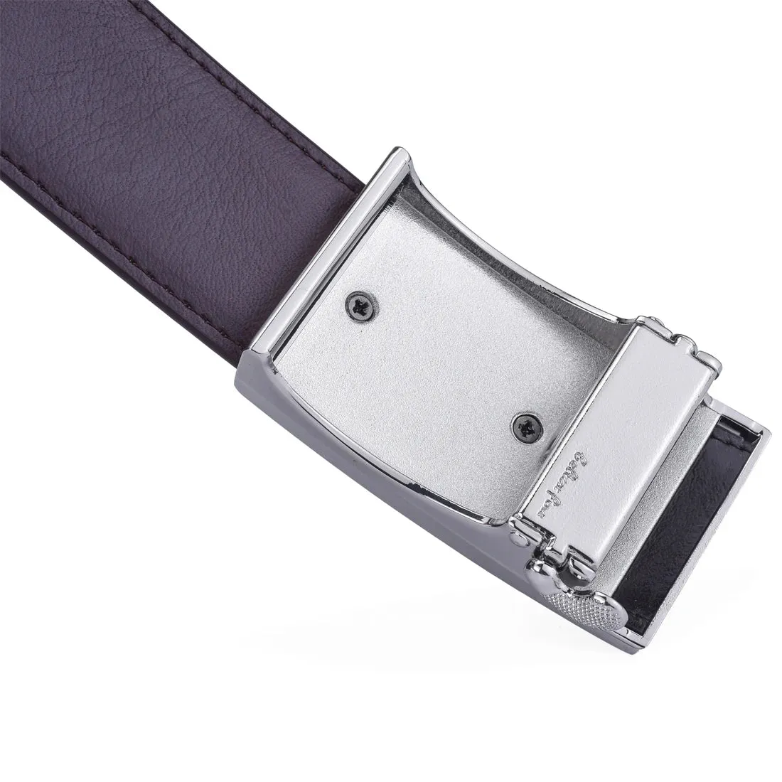 Sleek Automatic Leather Belt