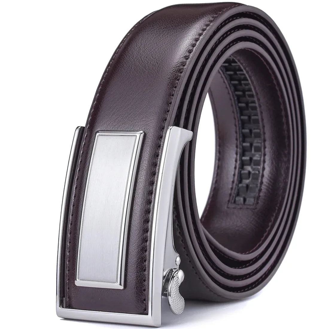 Sleek Automatic Leather Belt