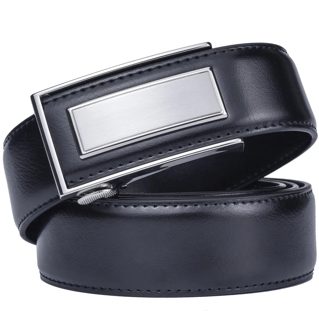 Sleek Automatic Leather Belt