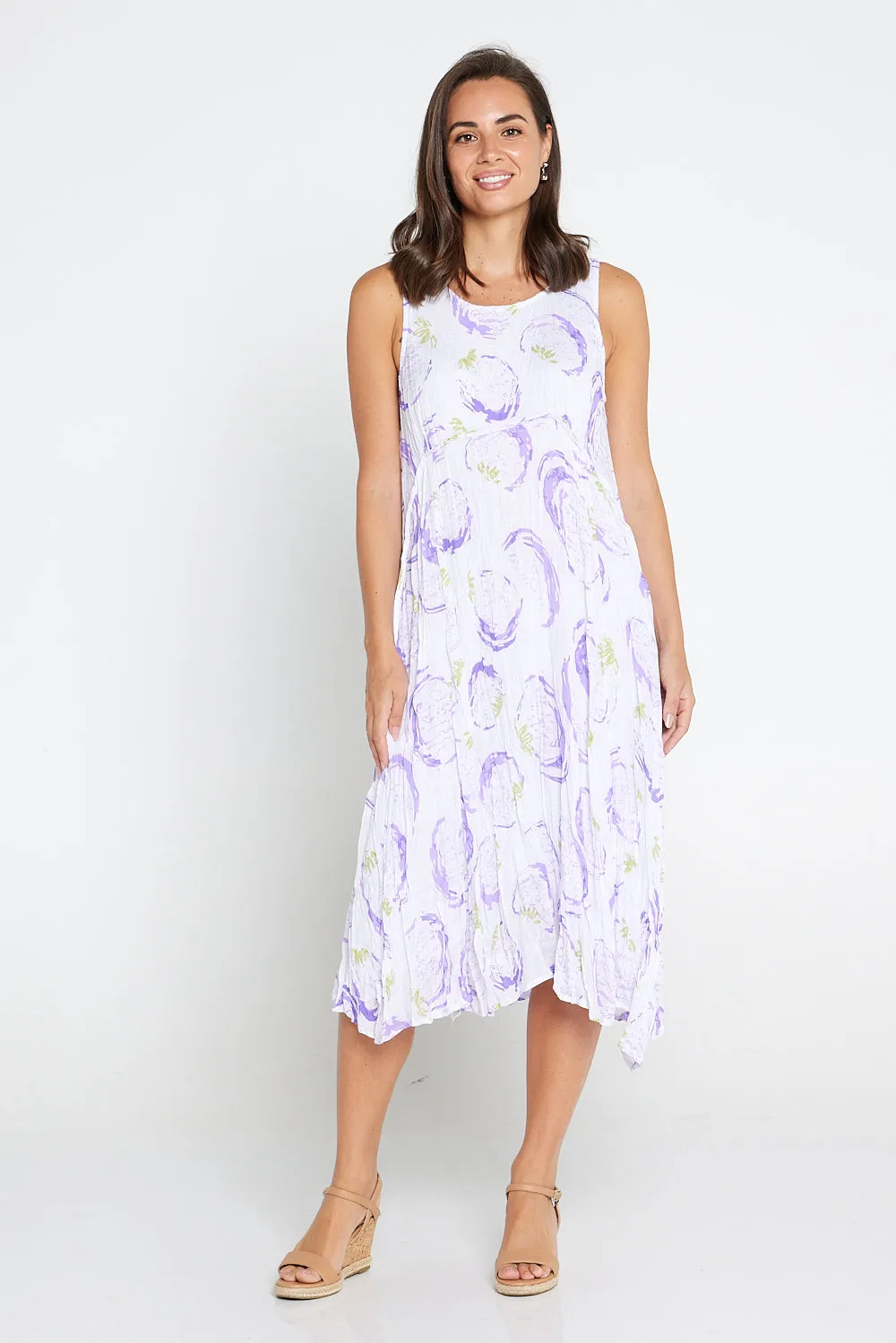 Sleeveless Waterhouse Dress - Passionfruit