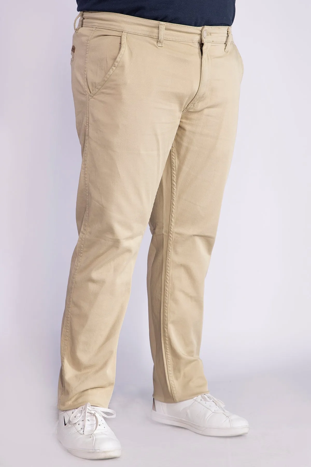 Slim Fit Sand Chinos  (Plus Size) - W21 - MC0004P