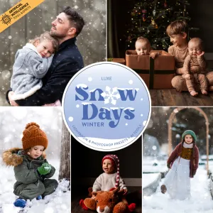 Snow Days Winter Lightroom Presets & AI Tools – Desktop & Mobile