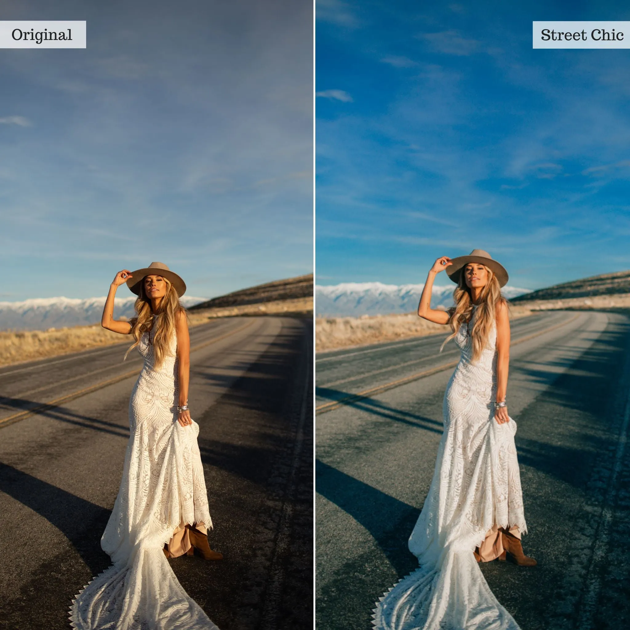 Street Chic - Single Color Palette Presets for Lightroom Mobile & Desktop