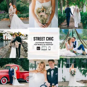 Street Chic - Single Color Palette Presets for Lightroom Mobile & Desktop