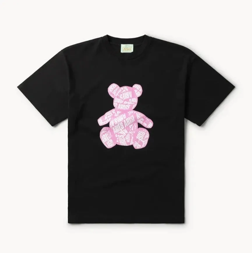 TAPED TEDDY SS TEE / ARIES / BLACK