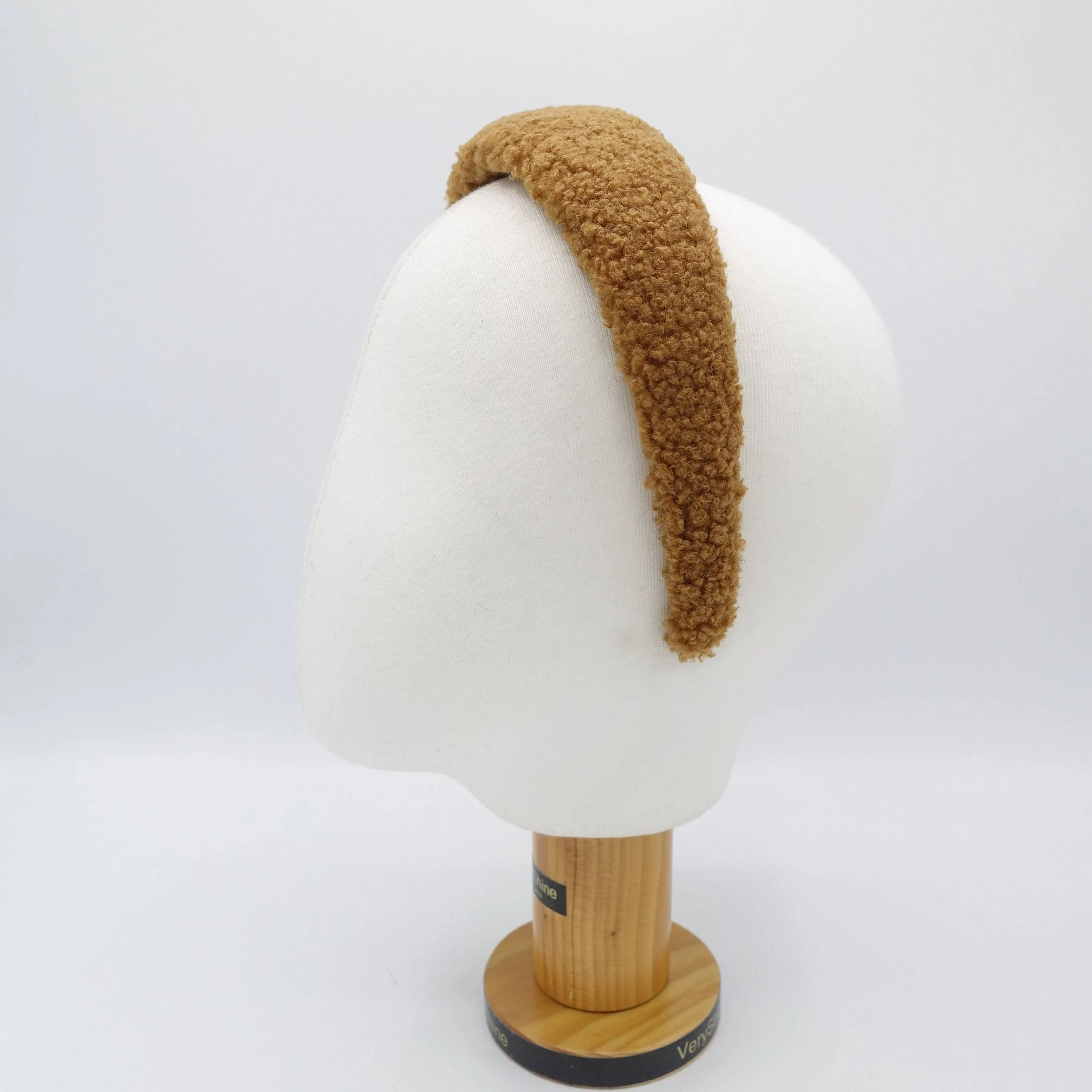 teddy padded headband basic Fall Winter hair accessory for women