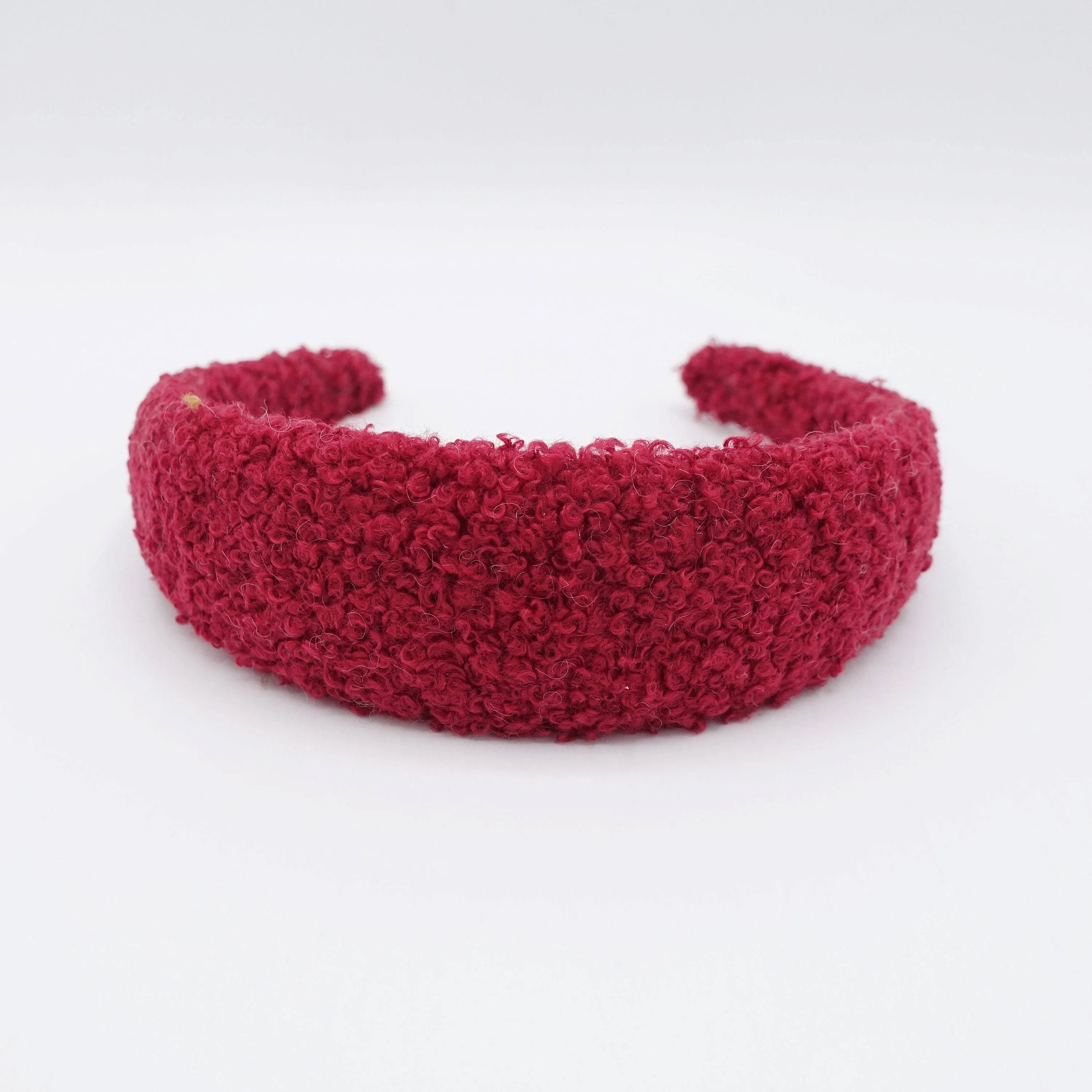 teddy padded headband basic Fall Winter hair accessory for women