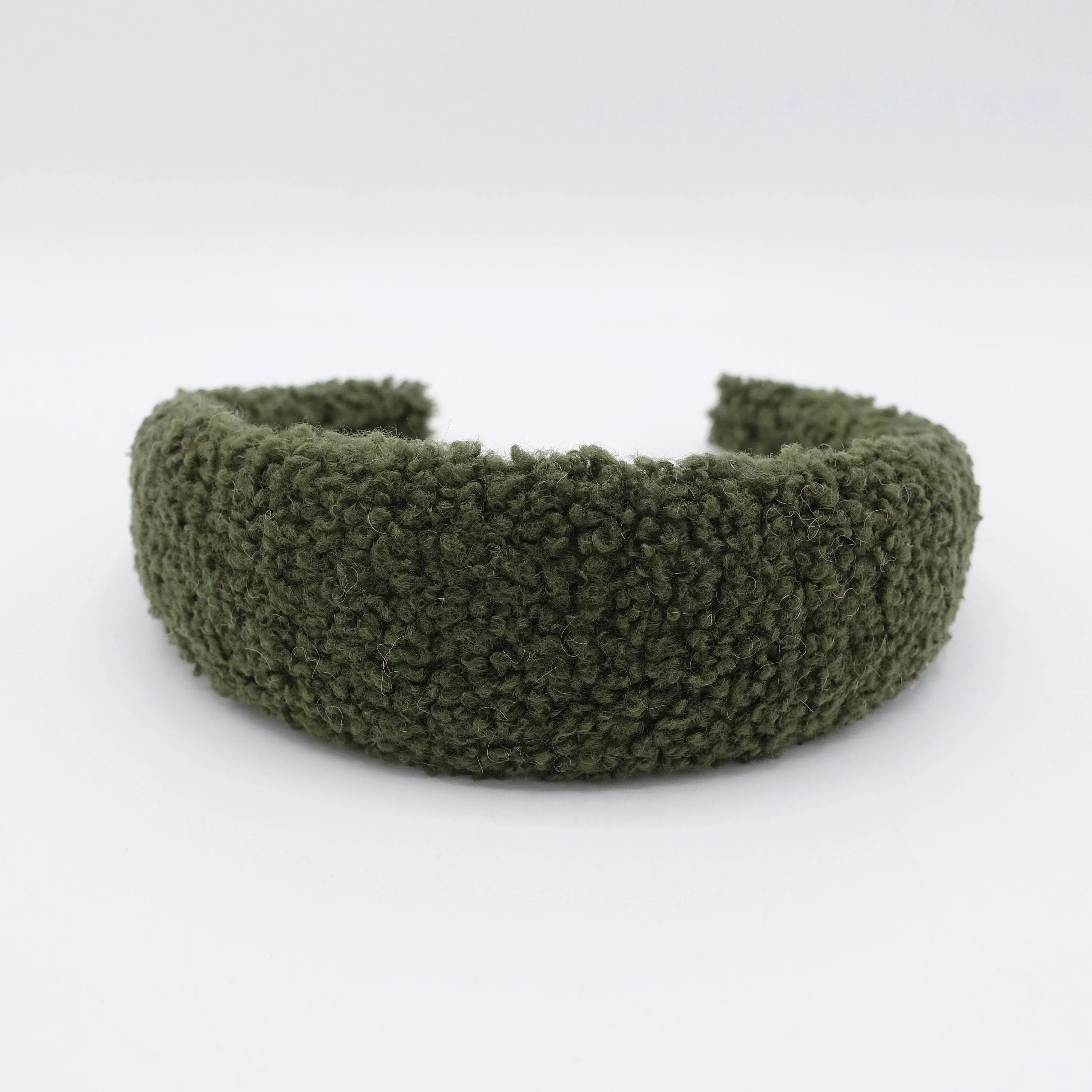 teddy padded headband basic Fall Winter hair accessory for women