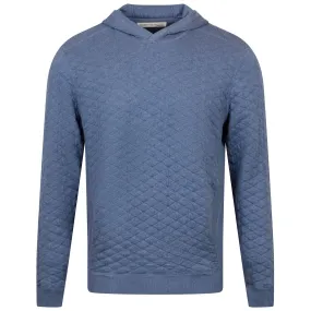 The Wallace Crewneck Sweater Heathered North Sea - AW24