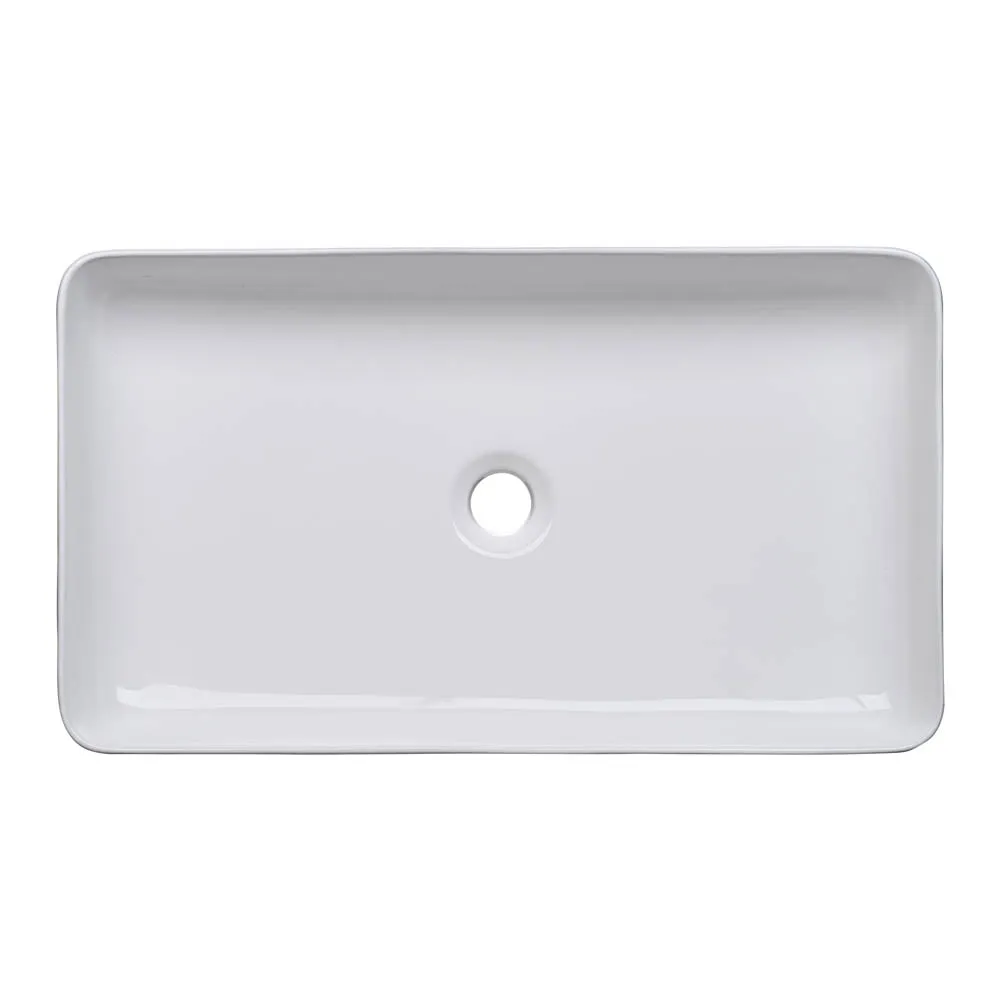 TheLAShop Bathroom Rectangular Porcelain Sink w/ Drain 23x13"