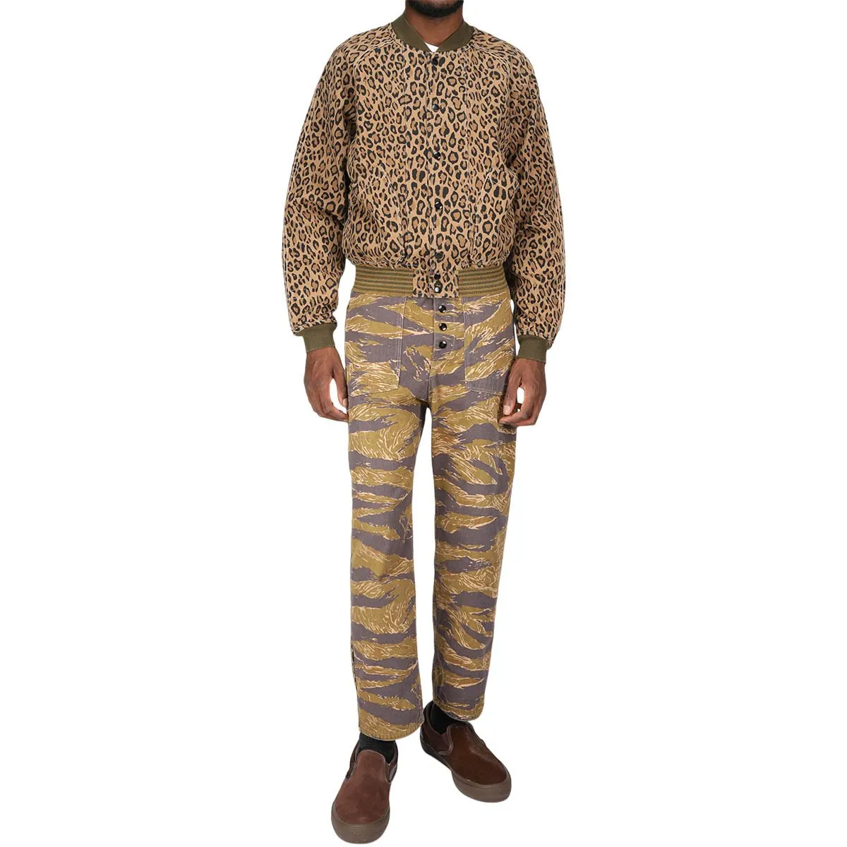 TIGER CAMO X LEOPARD REVERSIBLE BLOUSON