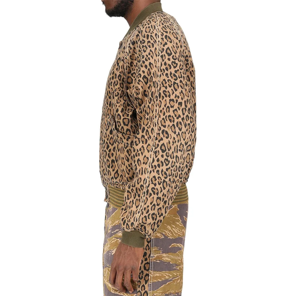 TIGER CAMO X LEOPARD REVERSIBLE BLOUSON