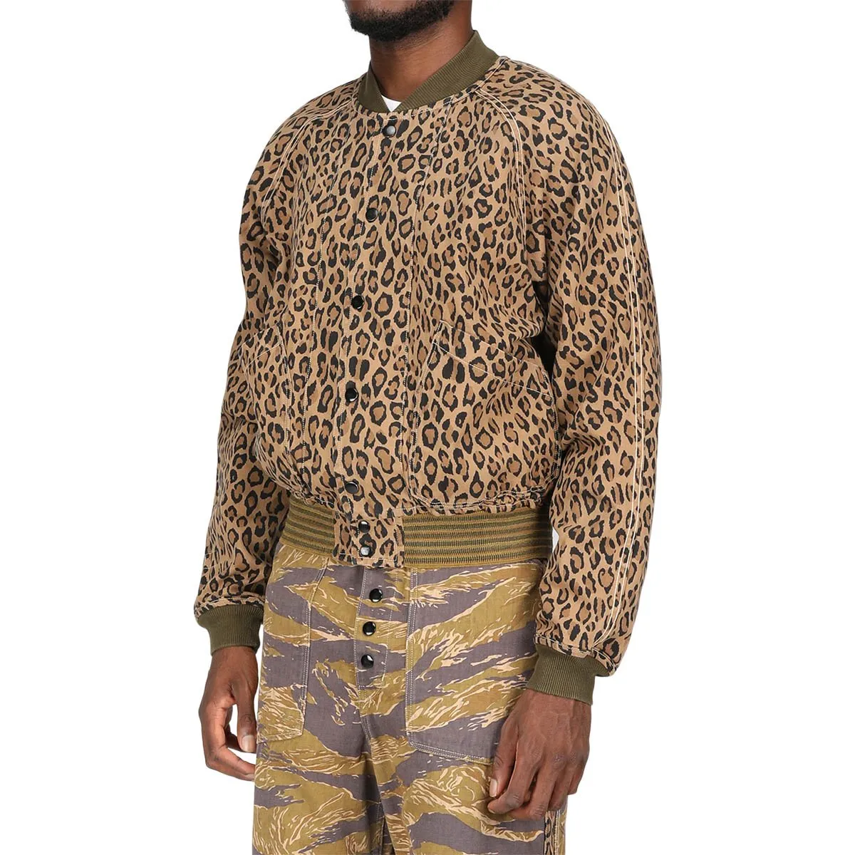 TIGER CAMO X LEOPARD REVERSIBLE BLOUSON