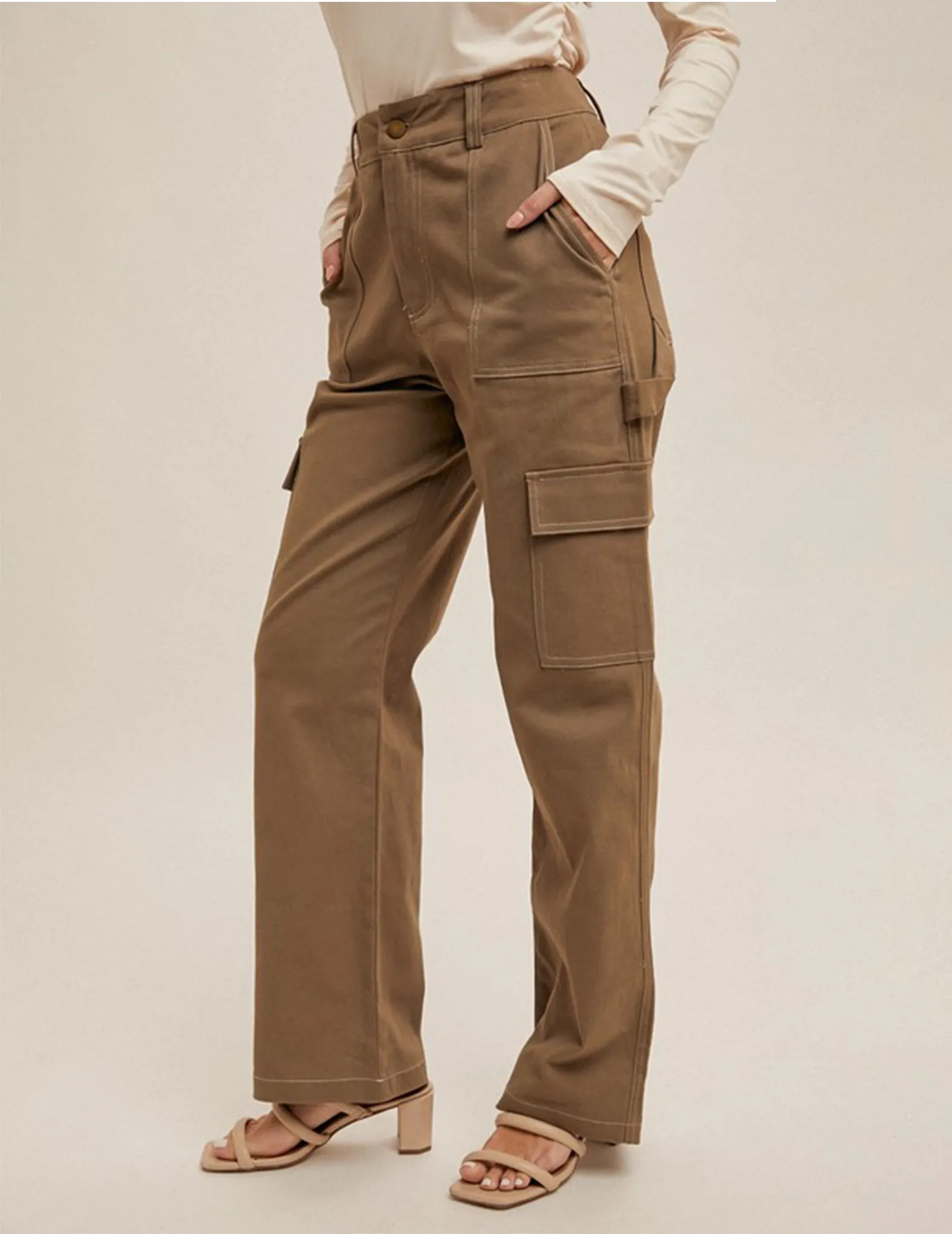 Tristan Stretch Twill Cargo Pants