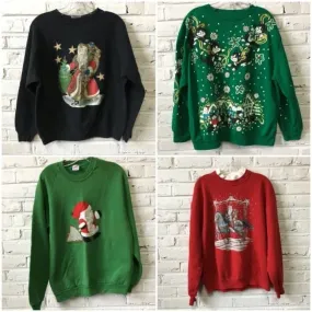 Ugly Christmas Sweatshirt Crewneck 25pc