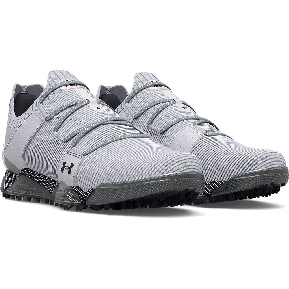 Under Armour HOVR Tour Wide Fit Waterproof Spikeless Shoes - Mod Grey