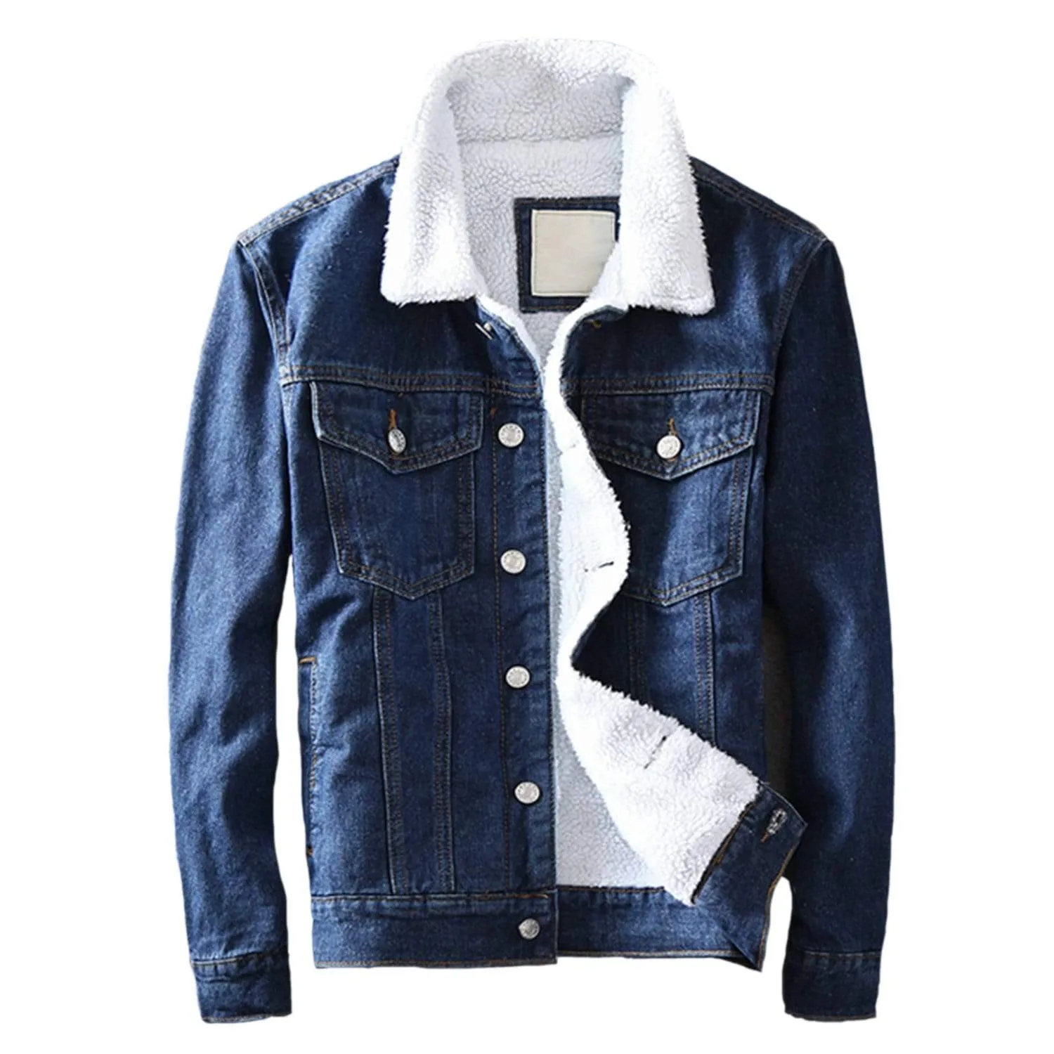 WLS Solid Color Denim Jacket