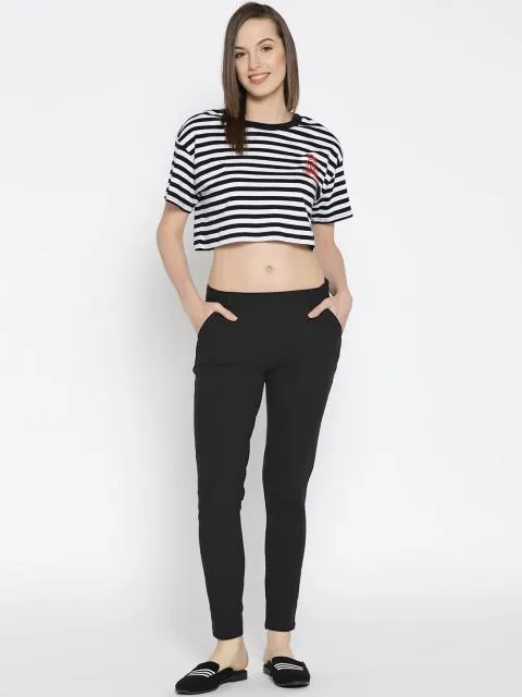 Women Solid Slim Fit Chinos