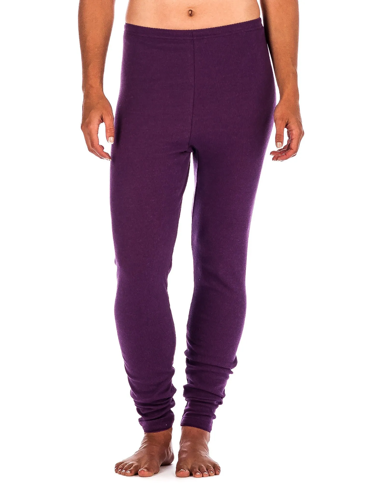 Women's Classic Waffle Knit Thermal Long John Pants