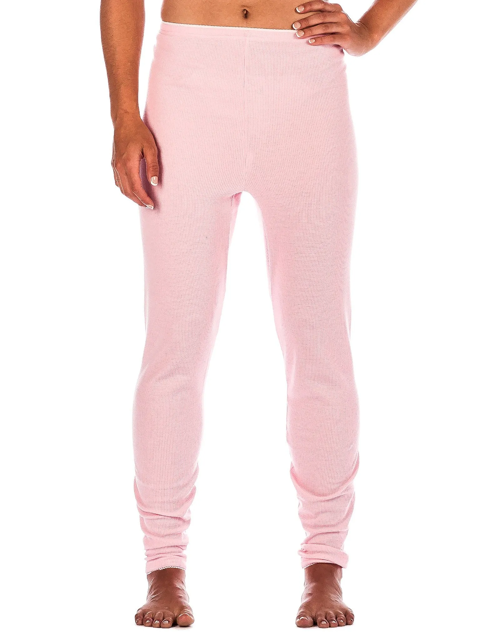 Women's Classic Waffle Knit Thermal Long John Pants