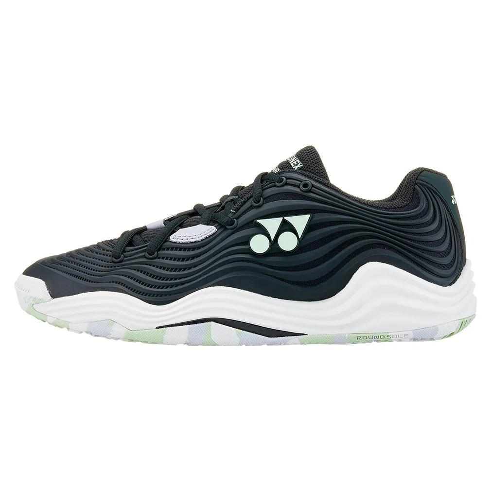 Women's Fusionrev 5 Clay Tennis Shoes Black and White