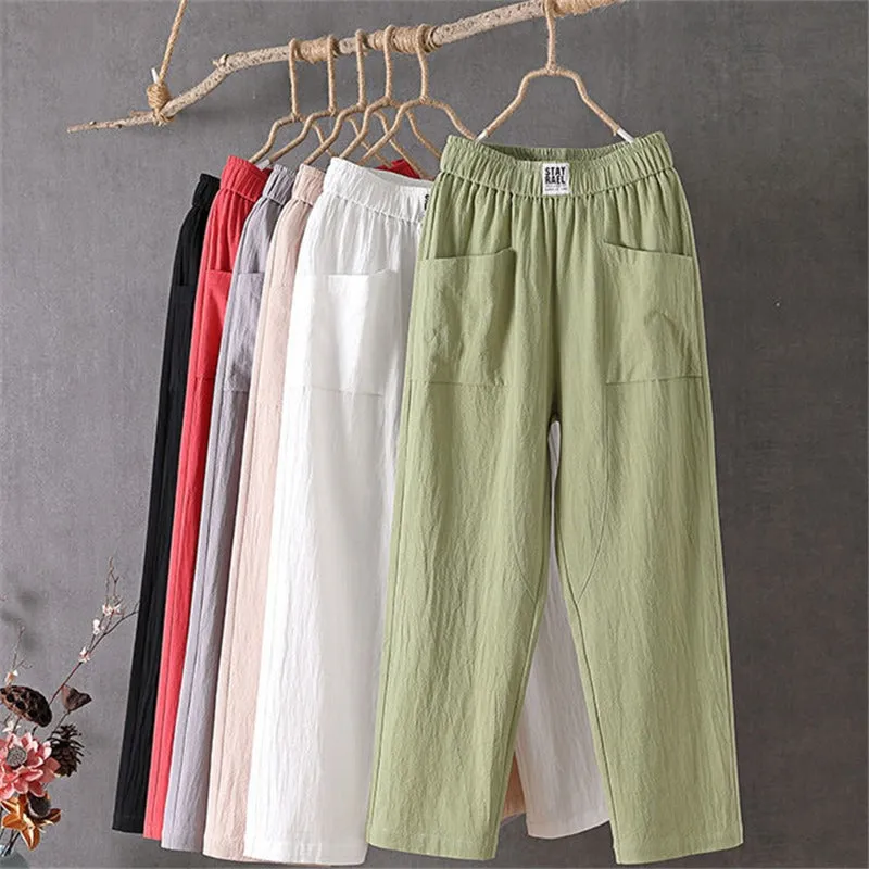 Women's Loose Pants( Smaller than normal size,please order at least 1 size up)