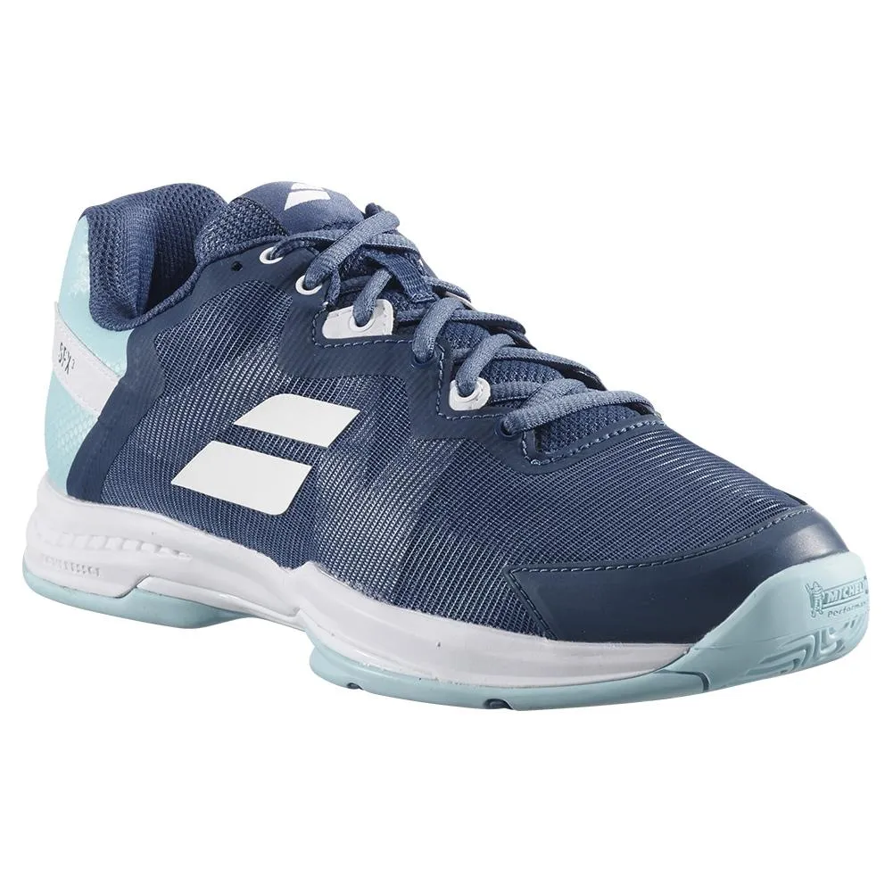 Women's SFX3 All Court Tennis Shoes Deep Dive and Blue