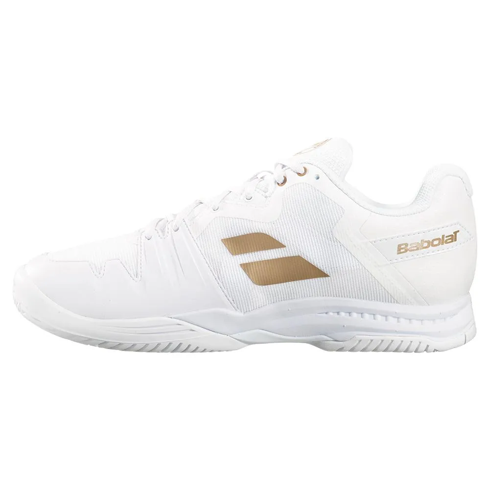 Women's SFX3 All Court Tennis Shoes White and Gold