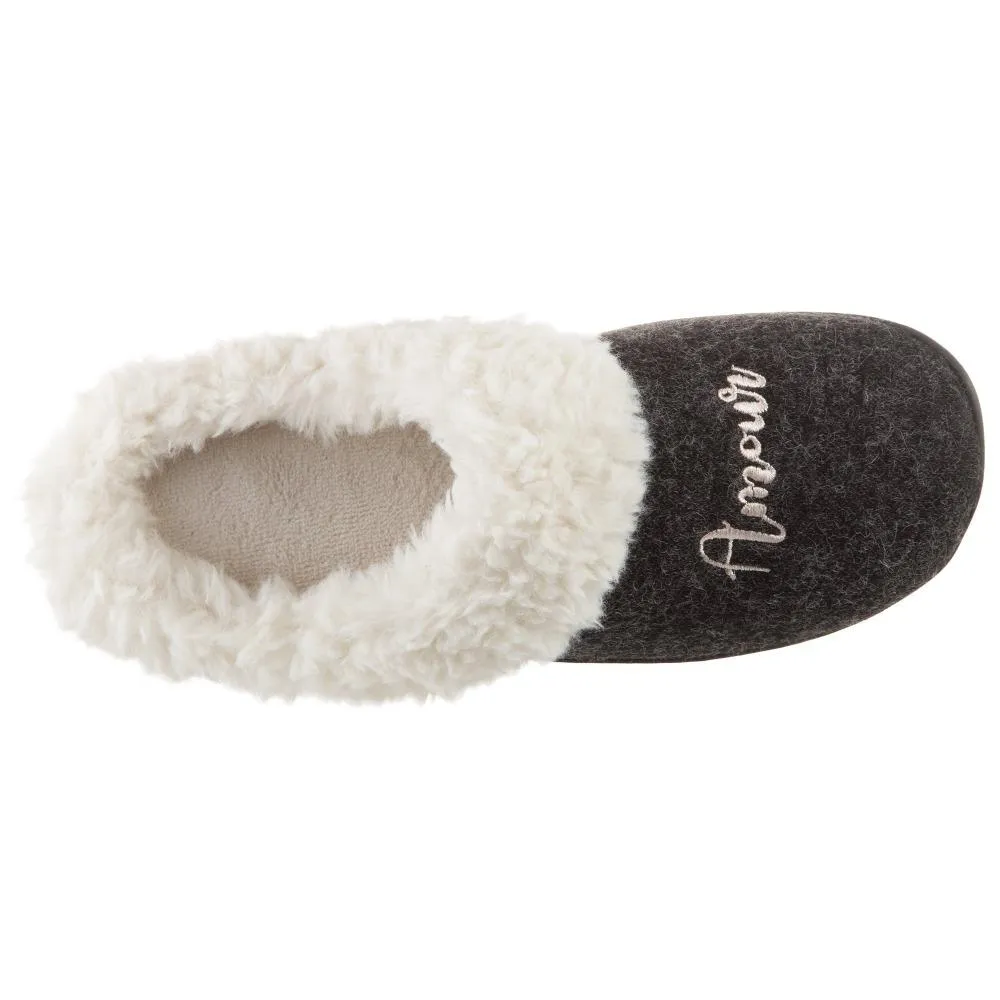 Women’s Sweater Knit Novelty Clog Slippers