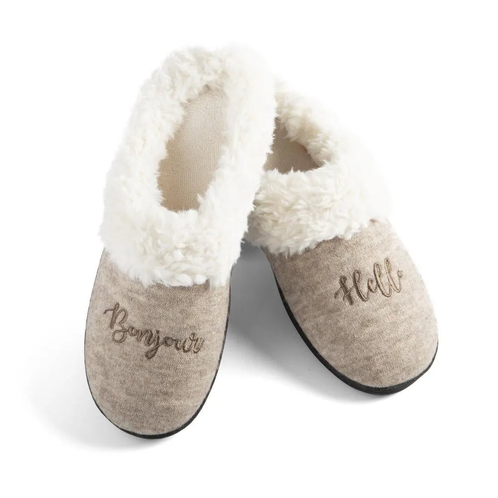 Women’s Sweater Knit Novelty Clog Slippers