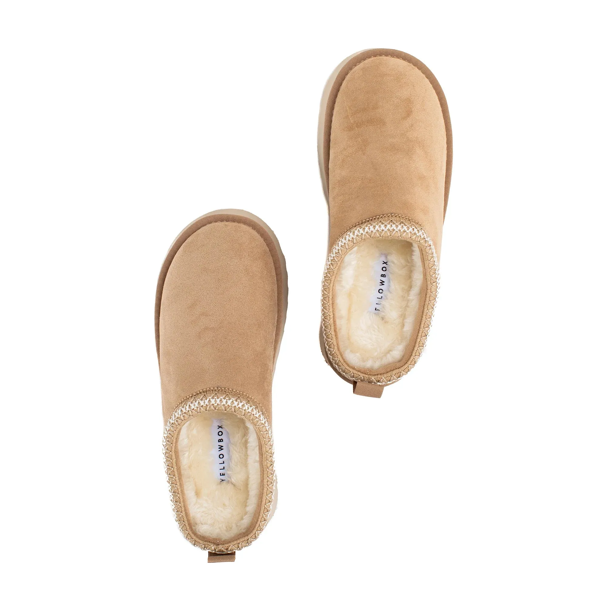 Yellow Box | Hardy Flatform Slipper in Sand